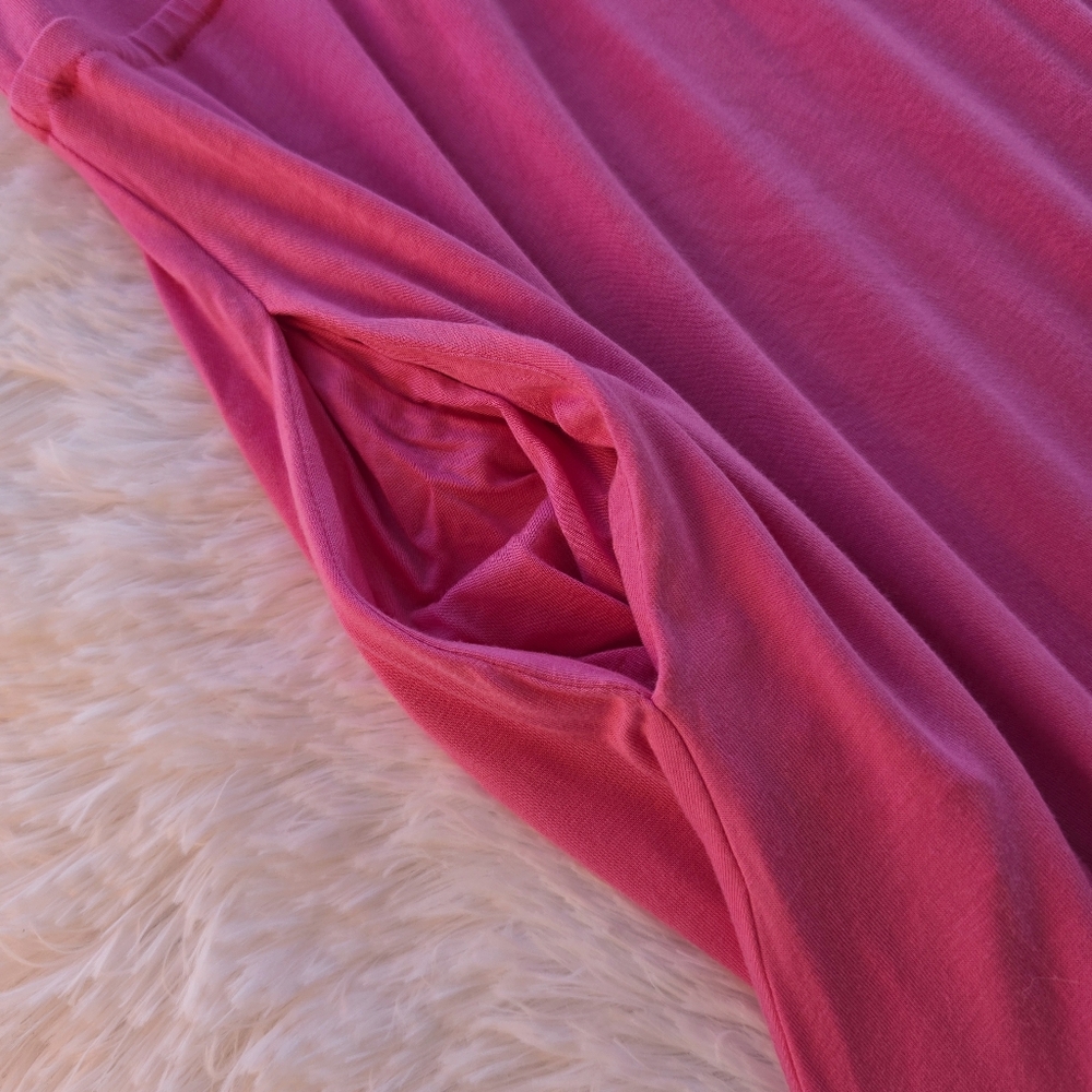 Jason Wu Barbie Pink Ruffle Hem Tiered Maxi Dress - Picture 5 of 8